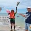 80歳記念に石垣島一周 原田さん無事ゴール