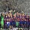 優勝したバルセロナ＝サッカー欧州ＣＬ