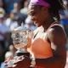 優勝したＳ・ウィリアムズ＝全仏テニス