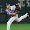 先発で力投する大谷＝プロ野球